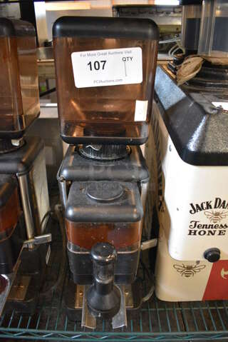 NICE! Faema Model MPN Metal Commercial Countertop Espresso Bean Grinder. 110 Volts, 1 Phase. 7x13x22. Tested and Working!