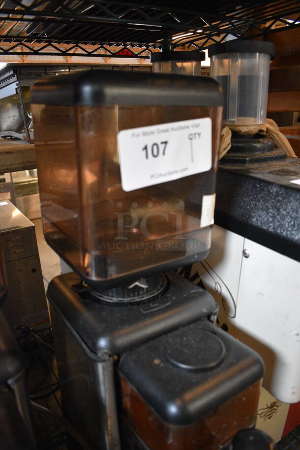 NICE! Faema Model MPN Metal Commercial Countertop Espresso Bean Grinder. 110 Volts, 1 Phase. 7x13x22. Tested and Working! - Image 5 of 6