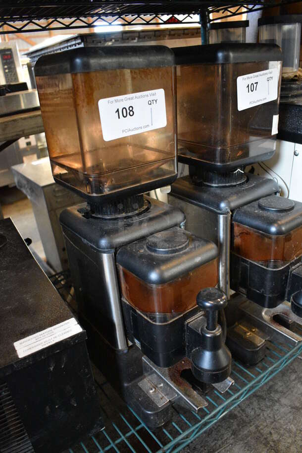 NICE! Faema Model MPN Metal Commercial Countertop Espresso Bean Grinder. 110 Volts, 1 Phase. 7x13x22. Tested and Working! - Image 3 of 4