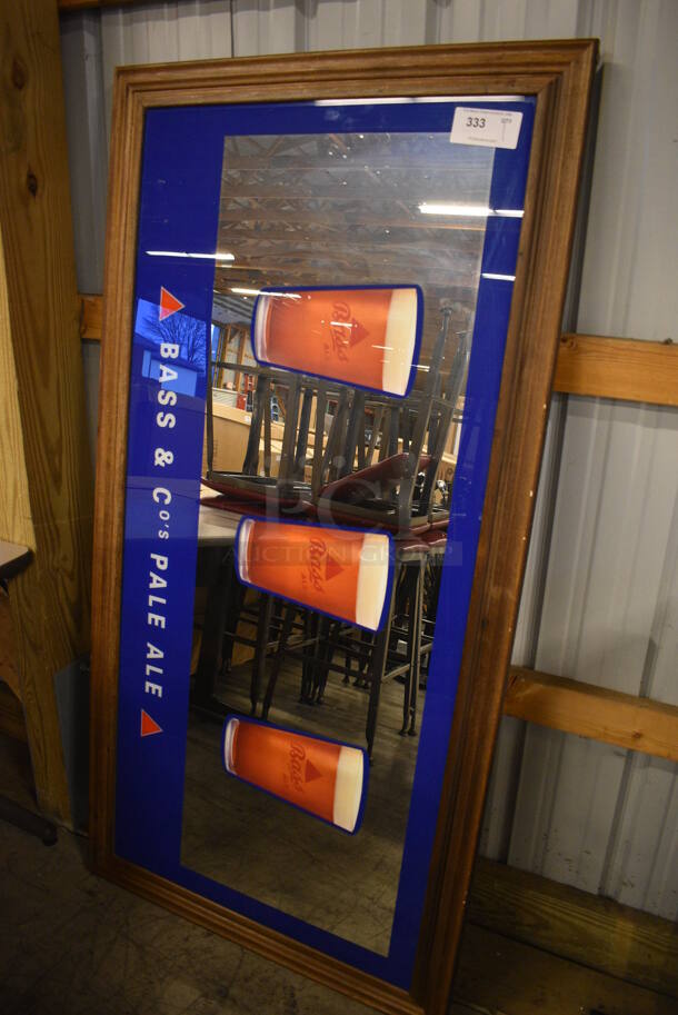 2 Framed Mirrors; Bass & Co Pale Ale and Beamish. Includes 66x1x34. 2 Times Your Bid! - Image 2 of 5