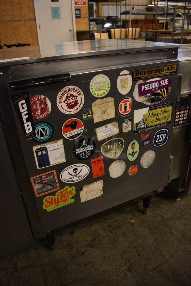 NICE! Beverage Air Model UCR27 Stainless Steel Commercial Single Door Undercounter Cooler. 115 Volts, 1 Phase. 27x28.5x35. Tested and Powers On But Does Not Get Cold - Image 3 of 5