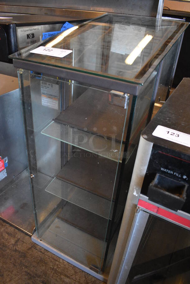Metal and Glass Commercial Merchandiser Case. 15x22.5x35.5 - Image 2 of 6