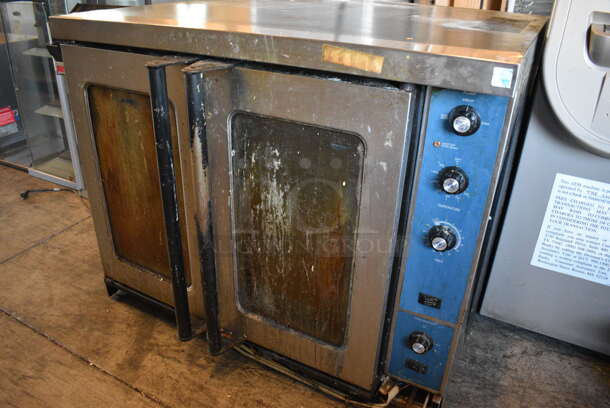 WOW! Duke ENERGY STAR Stainless Steel Commercial Gas Powered Full Size Convection Oven w/ View Through Doors, Metal Oven Racks and Thermostatic Controls. 38x41x31 - Image 3 of 10