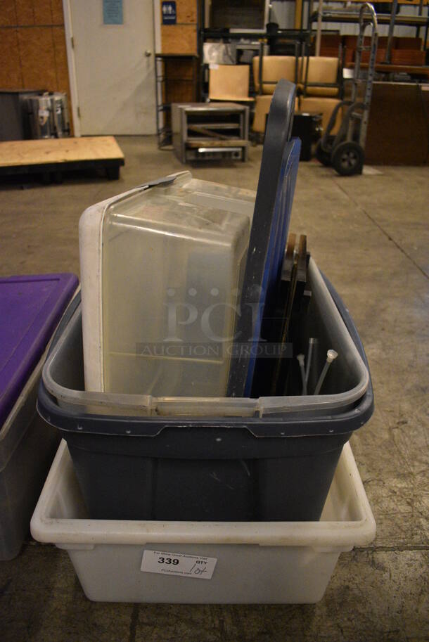 ALL ONE MONEY! Lot of Various Poly Bins! - Image 1 of 3