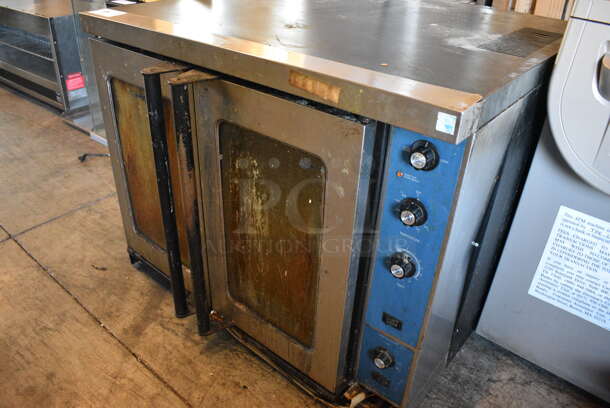 WOW! Duke ENERGY STAR Stainless Steel Commercial Gas Powered Full Size Convection Oven w/ View Through Doors, Metal Oven Racks and Thermostatic Controls. 38x41x31 - Image 8 of 10