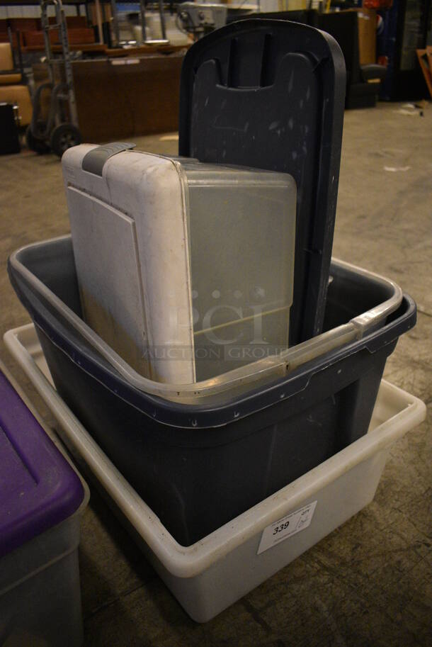 ALL ONE MONEY! Lot of Various Poly Bins! - Image 2 of 3