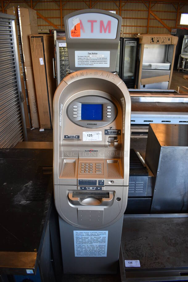 SWEET! Hyosung Mini-Bank Metal Commercial Floor Style ATM Machine. 16x23x67 - Image 1 of 9