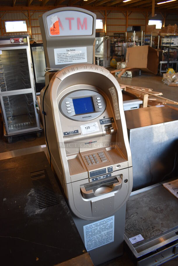 SWEET! Hyosung Mini-Bank Metal Commercial Floor Style ATM Machine. 16x23x67 - Image 3 of 9