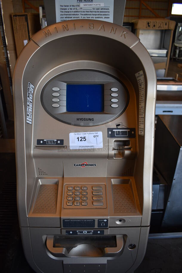 SWEET! Hyosung Mini-Bank Metal Commercial Floor Style ATM Machine. 16x23x67 - Image 4 of 9