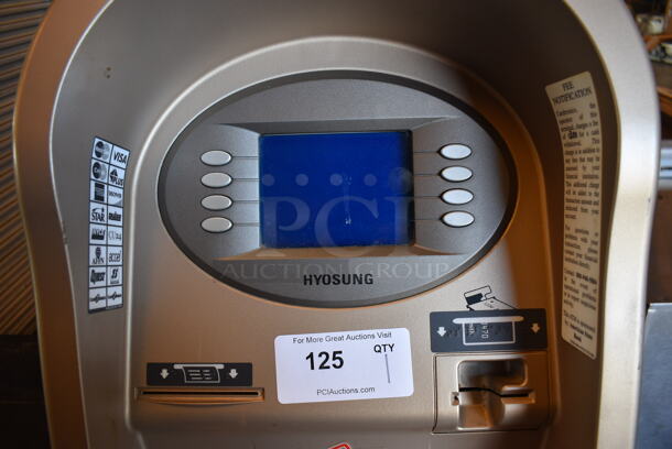 SWEET! Hyosung Mini-Bank Metal Commercial Floor Style ATM Machine. 16x23x67 - Image 7 of 9