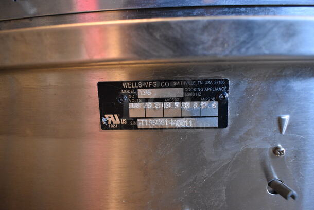 NICE! Wells Model 6196 Stainless Steel Commercial Drop In Electric Powered Flat Top Griddle. Appears To Be New! 208 Volts. 36.5x24x8 - Image 5 of 7