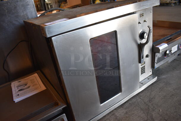 WOW! Hobart Model CN85 Stainless Steel Commercial Electric Powered Half Size Convection Oven w/ View Through Door, Metal Oven Racks and Thermostatic Controls. 30x26x25.5 - Image 5 of 8