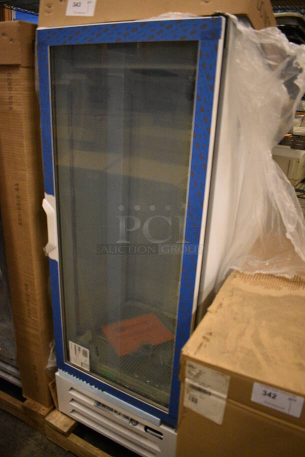 BRAND NEW! Beverage Air Model LV12HC-1-W Metal Commercial Single Door Reach In Cooler Merchandiser w/ Poly Coated Racks. 115 Volts, 1 Phase. 24x24.5x62. Tested and Working! - Image 2 of 6