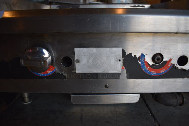 NICE! Star Model 624 Stainless Steel Commercial Countertop Gas Powered Flat Top Griddle. 24x28x14 - Image 5 of 7