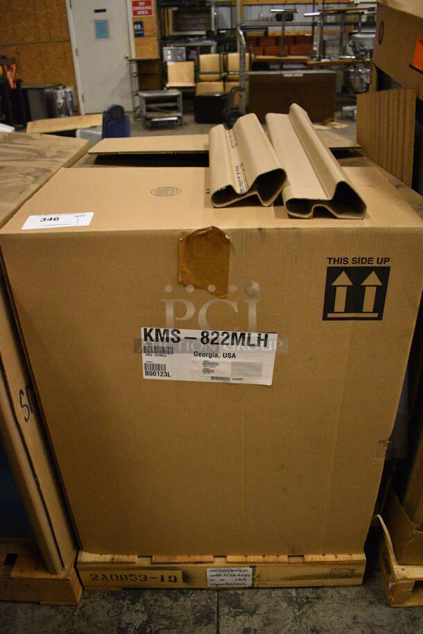 BRAND NEW! Hoshizaki Model KMS-822MLH Stainless Steel Commercial Remote Cooled Ice Head. 115-120 Volts, 1 Phase. 22x24.5x27.5 - Image 5 of 5