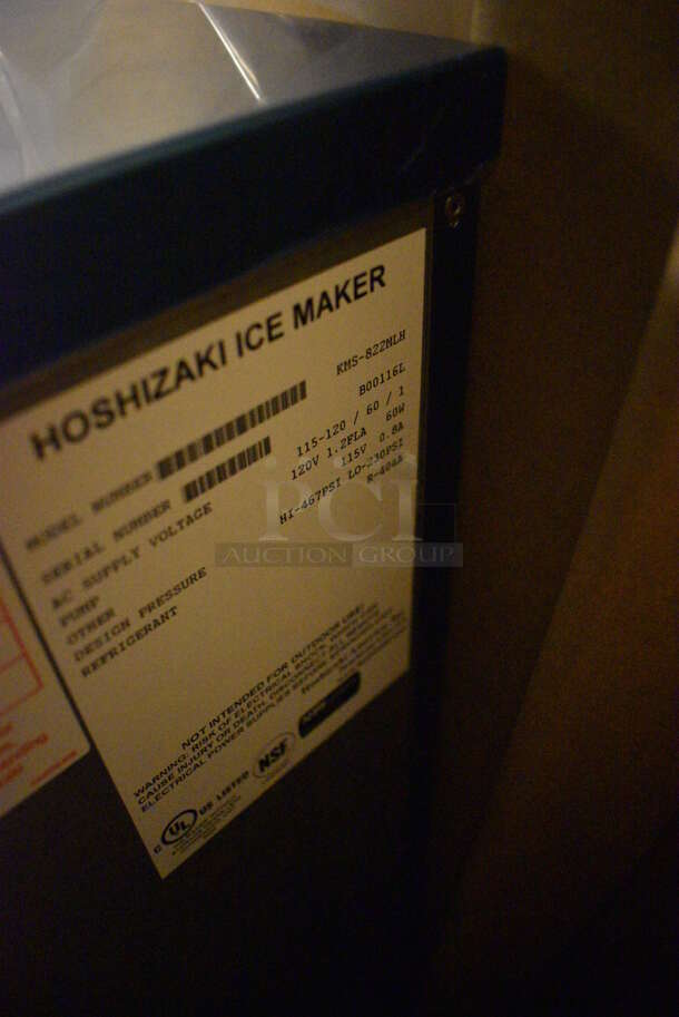 BRAND NEW! Hoshizaki Model KMS-822MLH Stainless Steel Commercial Remote Cooled Ice Head. 115-120 Volts, 1 Phase. 22x24.5x27.5 - Image 4 of 5