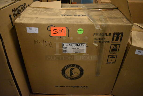 BRAND NEW! Hoshizaki Model F-500BAF Stainless Steel Commercial Self Contained Ice Machine. 115-120 Volts, 1 Phase. 38x30x35 - Image 8 of 8