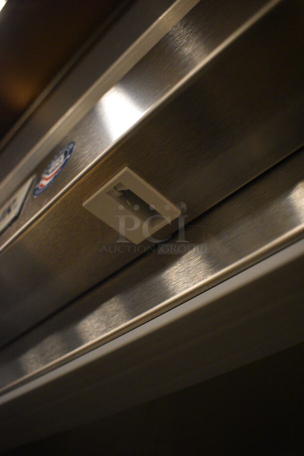 BRAND NEW! Beverage Air Model HRPS2-1S-099-005-059 ENERGY STAR Stainless Steel Commercial 2 Door Reach In Cooler w/ Poly Coated Racks. 115 Volts, 1 Phase. 49x30x79. Tested and Working! - Image 6 of 10