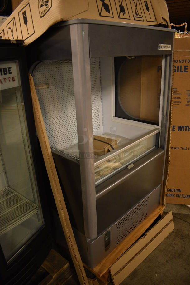 BRAND NEW! Beverage Air Model VM-7 Stainless Steel Commercial Floor Style Open Grab N Go Merchandiser. 120 Volts, 1 Phase. 34x30x57. Tested and Working! - Image 2 of 7