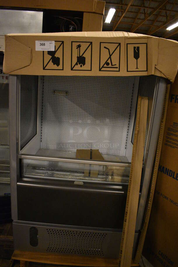 BRAND NEW! Beverage Air Model VM-7 Stainless Steel Commercial Floor Style Open Grab N Go Merchandiser. 120 Volts, 1 Phase. 34x30x57. Tested and Working! - Image 7 of 7
