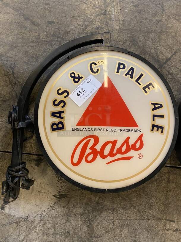 Bass & Co Pale Ale Sign. 21x4x24