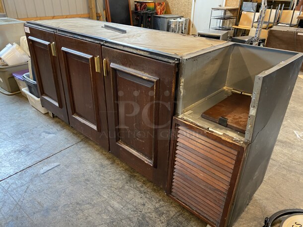 Perlick Model C5064ESCUL Metal Commercial 3 Door Undercounter Cooler. 115 Volts, 1 Phase. 87x24x41. Tested and Does Not Power On - Image 7 of 7