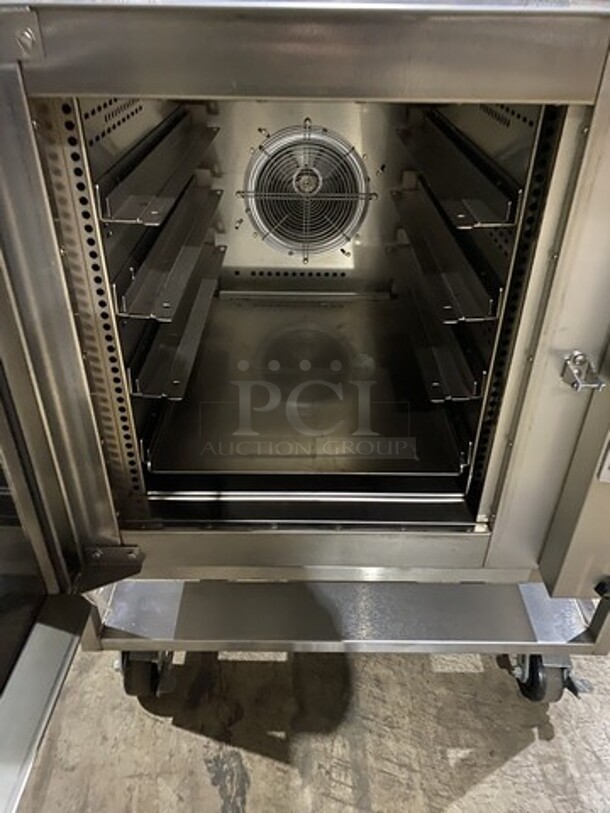 AMAZING! Baxter Commercial Electric Powered Convection Oven! With View Through Door! With Digital Touch Controls! All Stainless Steel! Model ML132512EU! On Casters! Working When Removed! - Image 3 of 9