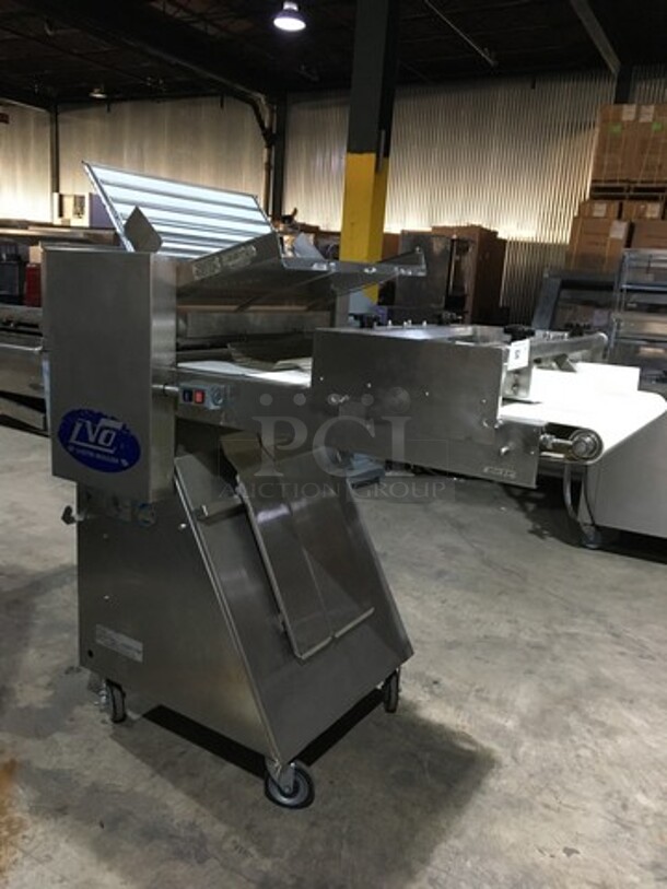 Nice! LVO MFG Commercial Floor Style Bakery Sheeter/Molder! Model SM24 Serial SM2402940123! 120V 1 Phase! On Casters! Working When Removed! - Image 4 of 12