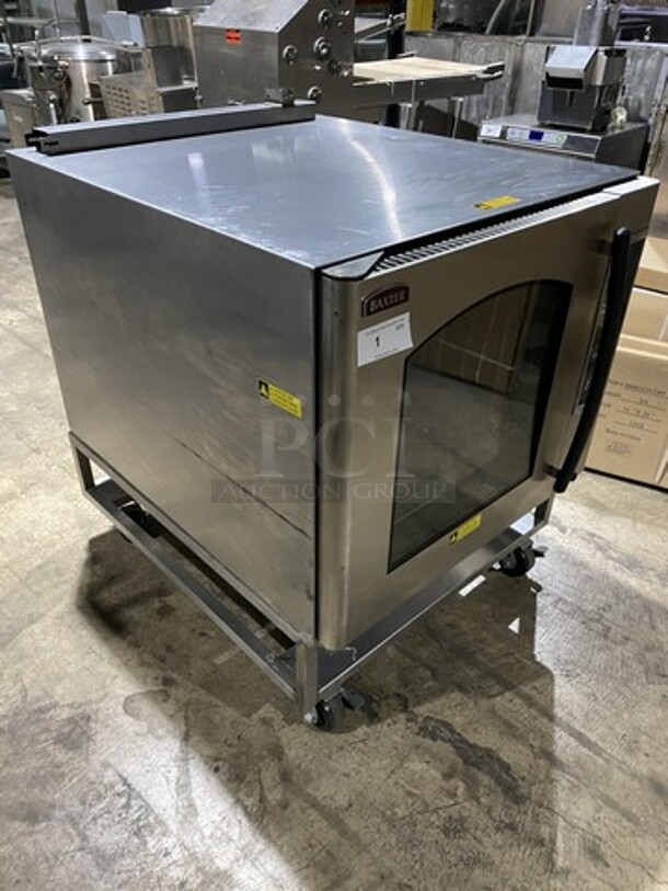AMAZING! Baxter Commercial Electric Powered Convection Oven! With View Through Door! With Digital Touch Controls! All Stainless Steel! Model ML132512EU! On Casters! Working When Removed! - Image 5 of 9