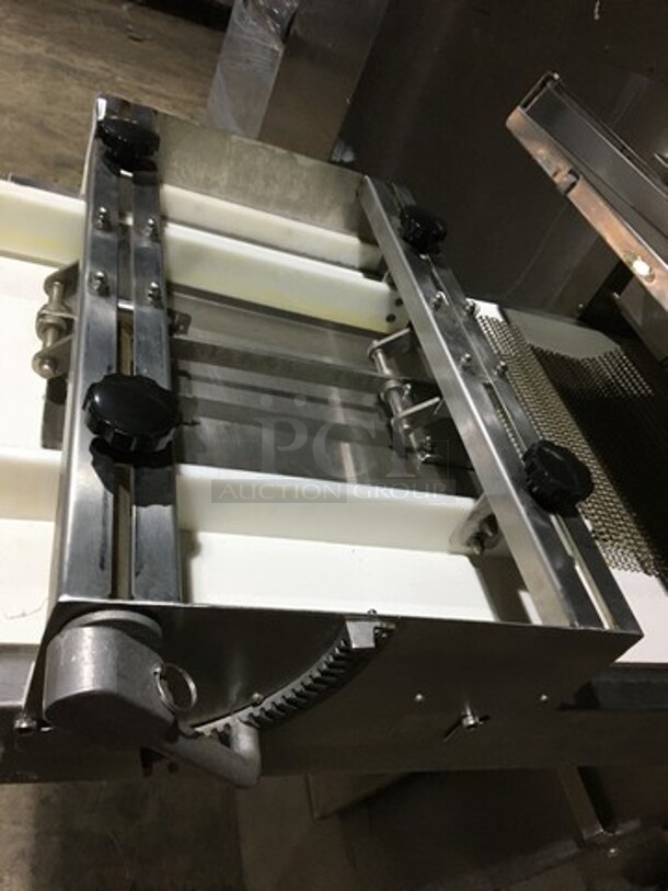 Nice! LVO MFG Commercial Floor Style Bakery Sheeter/Molder! Model SM24 Serial SM2402940123! 120V 1 Phase! On Casters! Working When Removed! - Image 6 of 12