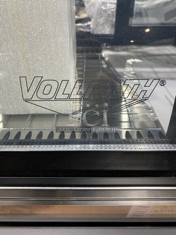 AMAZING! BRAND NEW IN THE CRATE! Vollrath 60 Inch Counter Top Food Warmer Display Merchandiser Showcase! Model HDE8160! 120V 1 Phase! With Back Sliding Door & Self Service Option! - Image 2 of 6