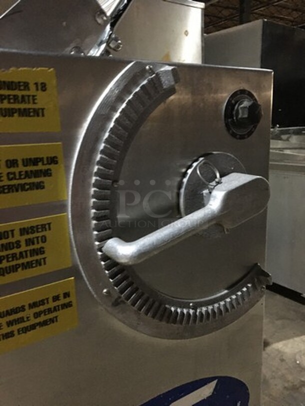 Nice! LVO MFG Commercial Floor Style Bakery Sheeter/Molder! Model SM24 Serial SM2402940123! 120V 1 Phase! On Casters! Working When Removed! - Image 9 of 12