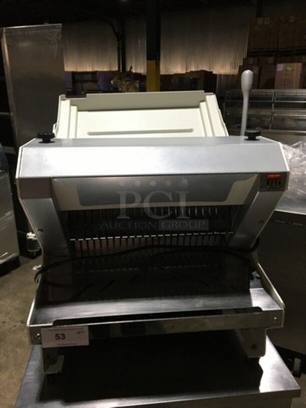 JAC Commercial Countertop Bread Loaf Slicer! 120V!