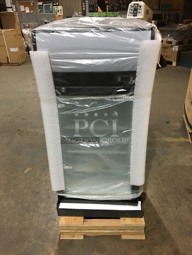 GREAT! NEW IN THE BOX! Beverage Air Commercial Countertop Reach In Freezer Merchandiser! With Poly Coated Racks! Model CTF31B! 115V! - Image 2 of 11