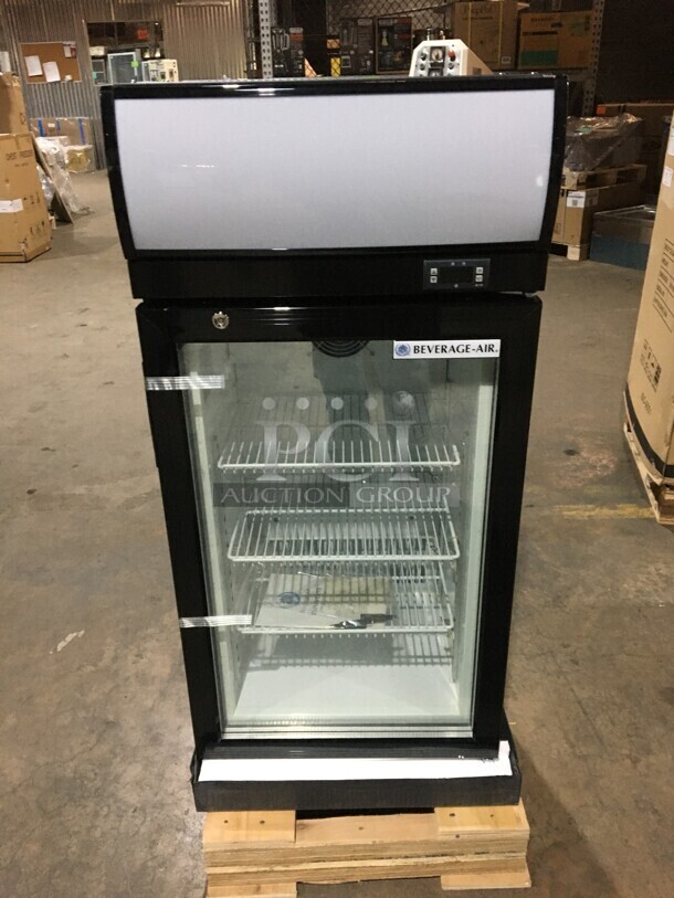 GREAT! NEW IN THE BOX! Beverage Air Commercial Countertop Reach In Freezer Merchandiser! With Poly Coated Racks! Model CTF31B! 115V! - Image 3 of 11