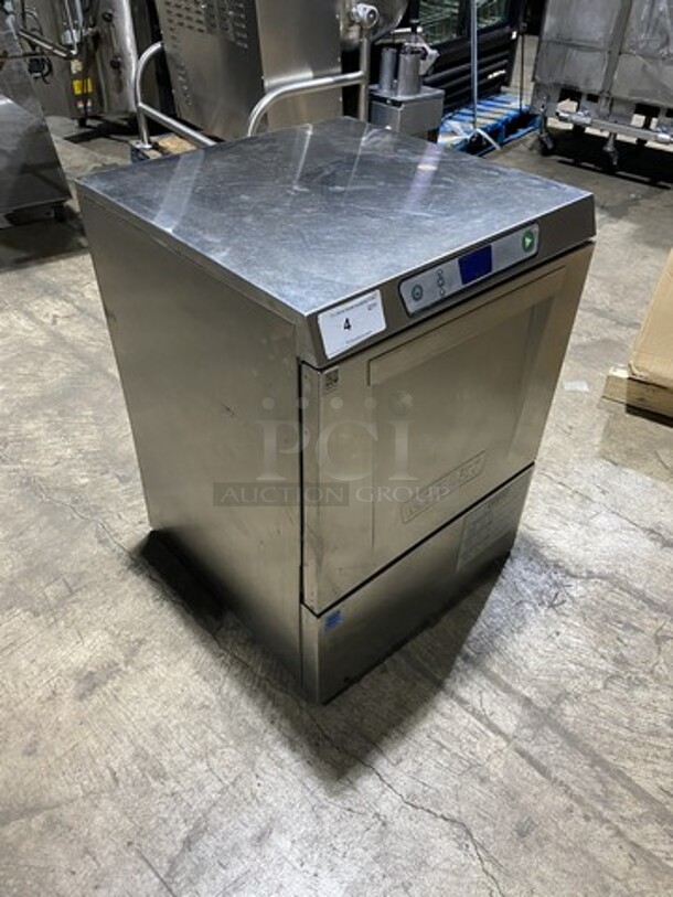 FAB! New Body Style! Hobart Commercial Under The Counter Dishwasher! With Dish Rack! All Stainless Steel! Model LXEH Serial 231157001! 120/208/240V 1Phase!
 - Image 3 of 7