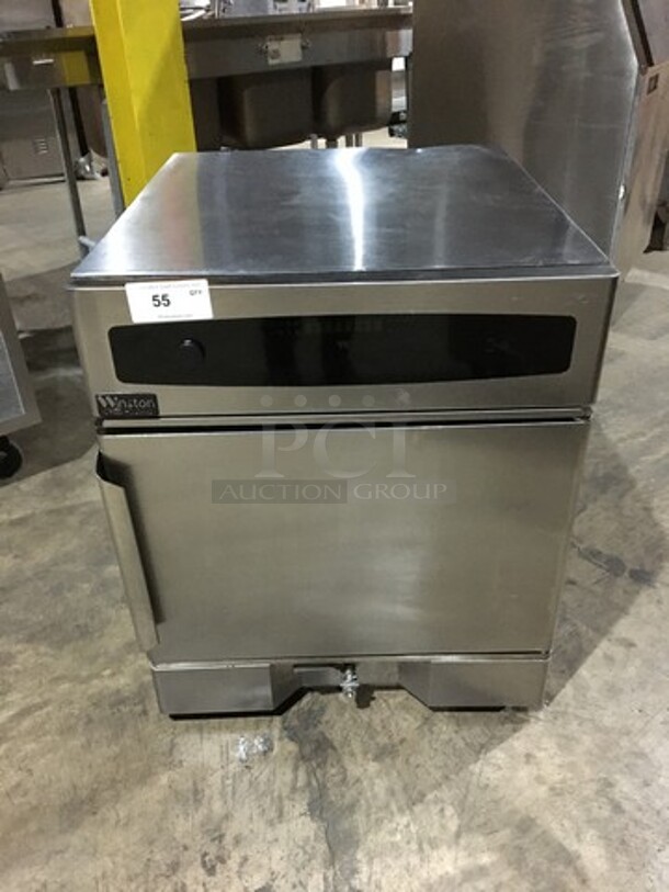Winston Commercial Food Holding Cabinet! All Stainless Steel! Holds Full Size Trays! Model HOV504UVE Serial 201906050117! 120V 1Phase! 