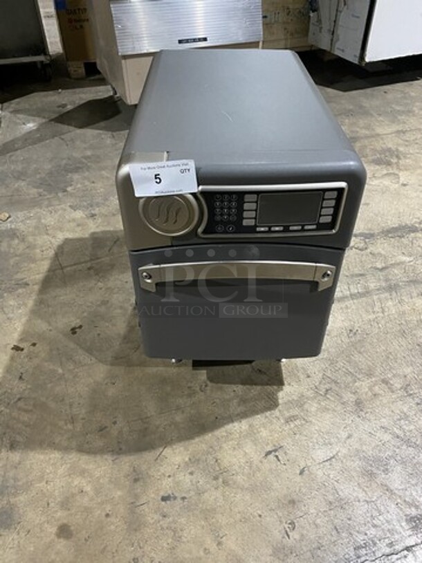 NICE! 2018 Turbo Chef Commercial Countertop Turbo Oven! Model NGO Serial NGOD44398! 208/240V 1Phase! On Legs!