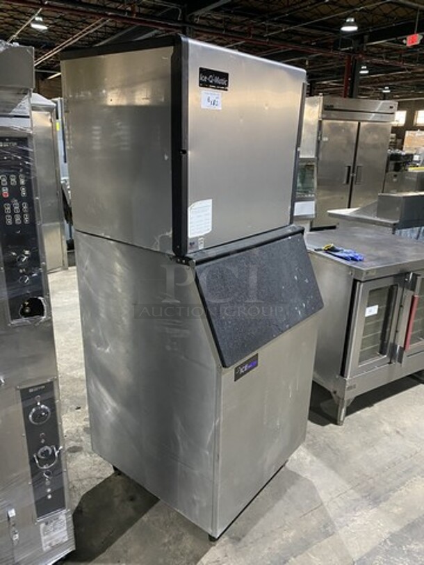 Ice-O-Matic Commercial Ice Making Machine! On Ice Bin! All Stainless Steel! Model ICE1006HW5 Serial 15061280013097! 208/230V! On Legs! 2 X Your Bid! Makes One Unit! - Image 3 of 7