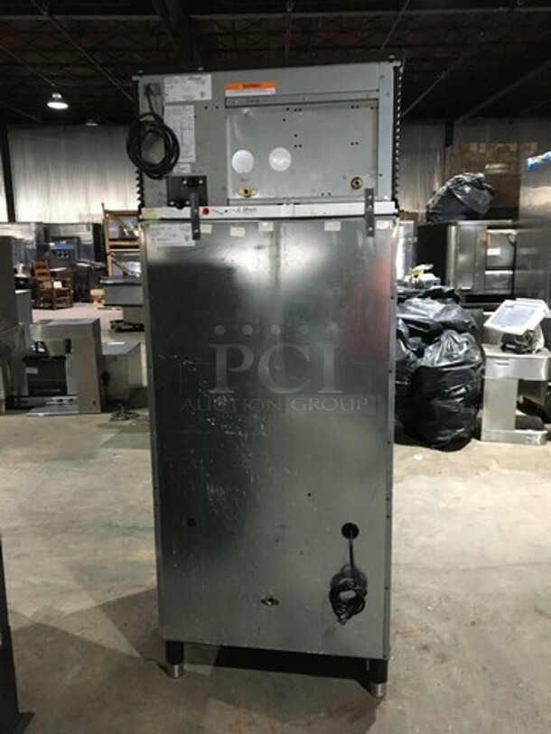 Manitowoc Commercial Ice Making Machine! With Ice Bin/Ice Dispenser! All Stainless Steel! Model ID0303W161 Serial 1120499835! 115V 1Phase! Ice Bin Model SPA310 610188490! 115V 1Phase! On Legs! 2 X Your Bid! Makes One Unit! - Image 4 of 10