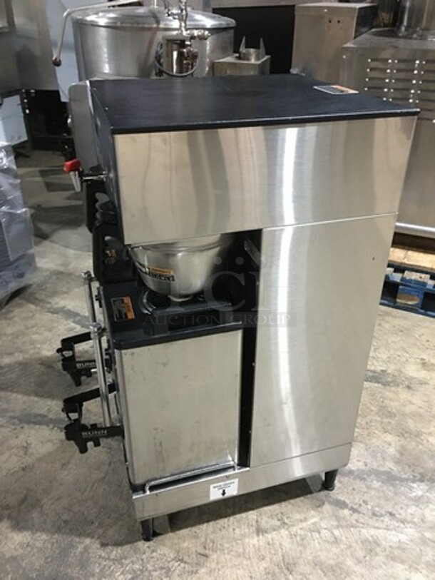 Bunn Commercial Countertop Dual Coffee Brewing Machine! With Beverage Dispensers! With Hot Water Line! All Stainless Steel! Model DUALSHDBC Serial DUAL122495! 120/240V 1Phase! - Image 2 of 9