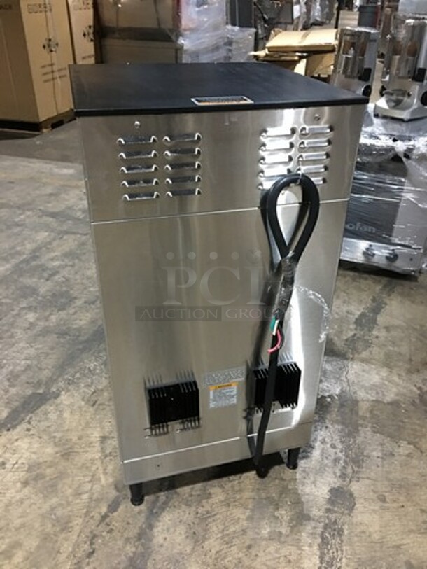 Bunn Commercial Countertop Dual Coffee Brewing Machine! With Beverage Dispensers! With Hot Water Line! All Stainless Steel! Model DUALSHDBC Serial DUAL122495! 120/240V 1Phase! - Image 3 of 9