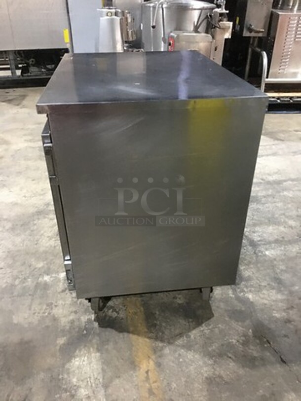 FWE Commercial 2 Door Food Warming/Holding Cabinet! All Stainless Steel! Model HLC16CHP Serial 133648003! 120V! On Commercial Casters!
 - Image 3 of 9