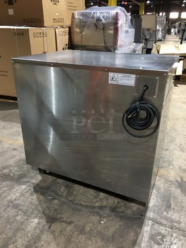 FWE Commercial 2 Door Food Warming/Holding Cabinet! All Stainless Steel! Model HLC16CHP Serial 133648003! 120V! On Commercial Casters!
 - Image 4 of 9