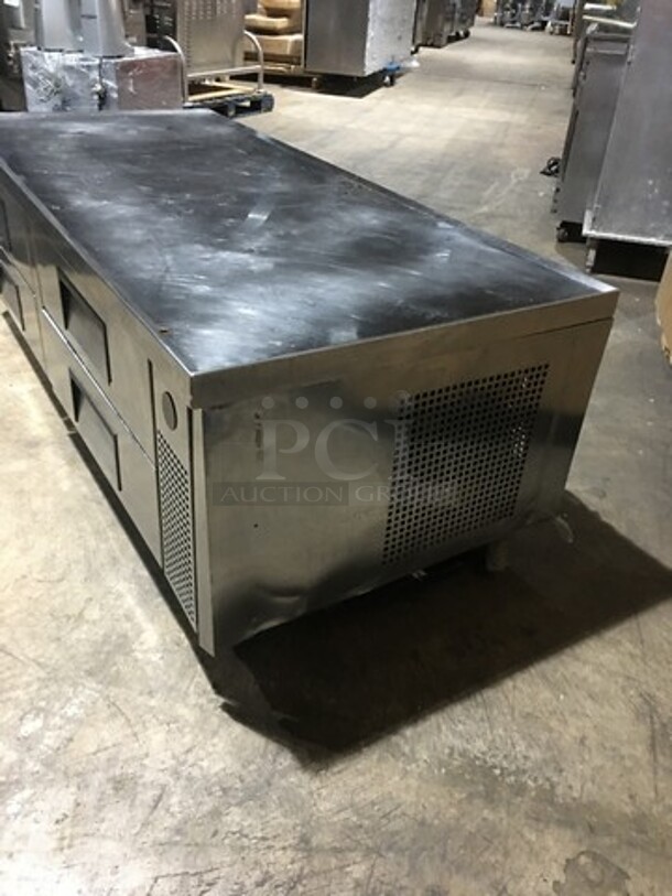 True Commercial Refrigerated 4 Drawer Chef Base! All Stainless Steel! Model TRCB72 Serial 7261148! 115V 1Phase! - Image 2 of 9