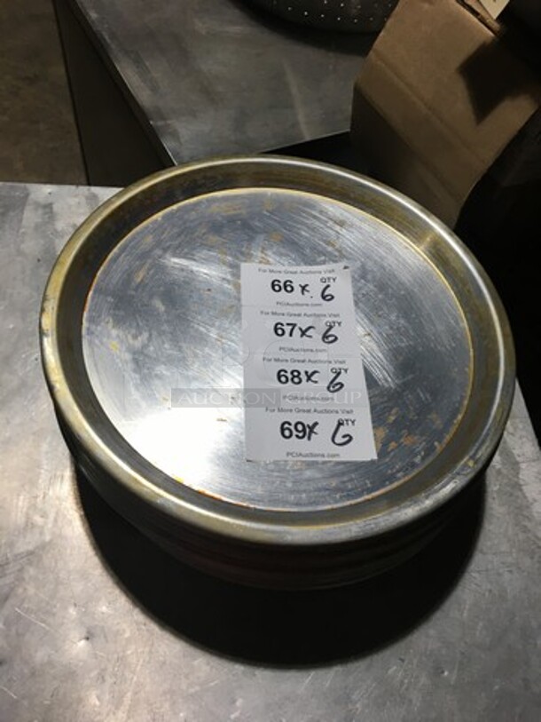 Round Food Serving Trays! 6 X Your Bid! - Image 1 of 5