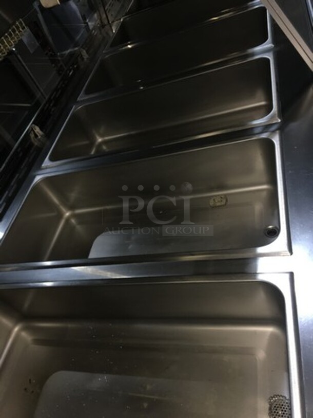 Federal Industries Commercial 5 Well Steam Table! Each Well Controlled Individually! With Lowering Prep/Serve Line! With Commercial Cutting Board! With Sliding Rear Doors! Model 6DH Serial 855913! 110/220V 1Phase! - Image 5 of 11