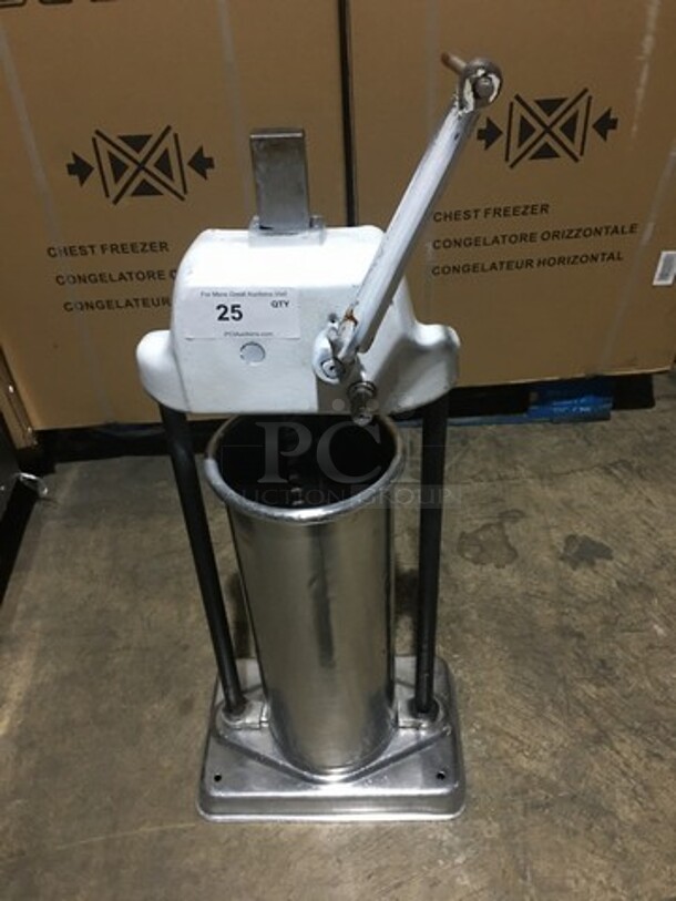 Commercial Metal Manual Sausage Stuffer! - Image 1 of 7