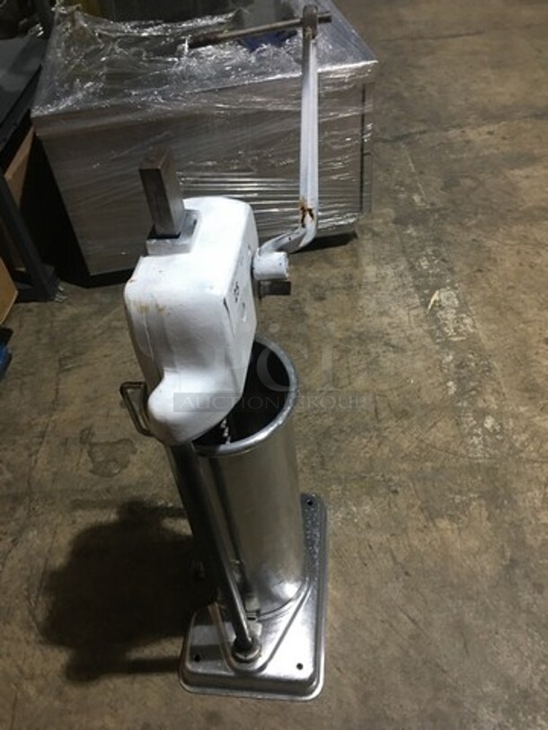 Commercial Metal Manual Sausage Stuffer! - Image 3 of 7