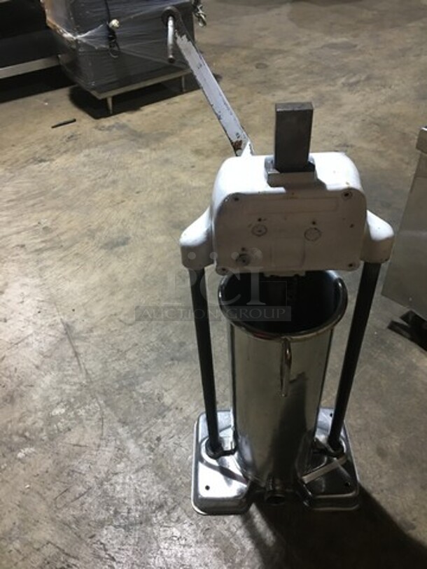 Commercial Metal Manual Sausage Stuffer! - Image 4 of 7